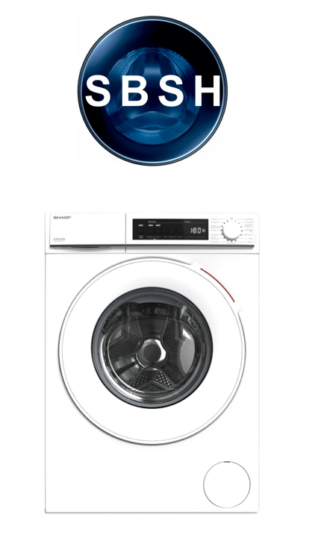 SHARP Waschmaschine 7 Kg | 2 Jahre Garantie