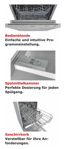 Exquisit Geschirrspüler | 2 Jahre Garantie – Bild 7