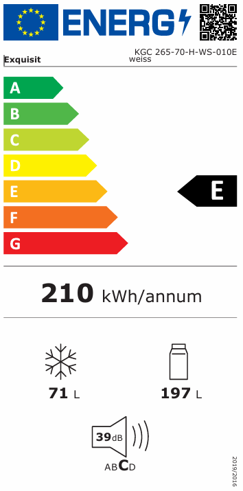 Kühlgefrierschrank Exquisit weiss | 2 Jahre Garantie – Bild 7